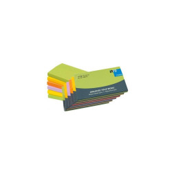 Jegyzettömb öntapadó, 75x125mm, 6x100lap, Info Notes, spring, zöld, sárga, narancs, lila Öntapadó jegyzettömb Info Notes