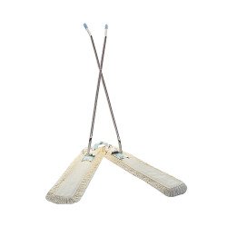 Mophuzat zsebes ollós mophoz pamut 100 cm fehér_RSR56 Moppok IPC