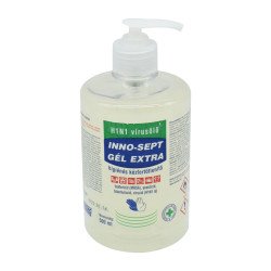Kéz- és bőrfertőtlenítő gél pumpás 500 ml INNO SEPT GÉL EXTRA Kézfertőtlenítő gél Innoveng