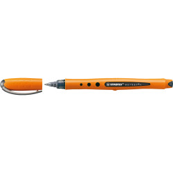 Rollertoll zselés 0,5mm, STABILO Worker+ fekete Rollertoll Stabilo