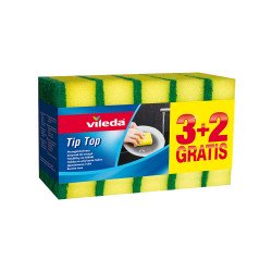 Mosogatószivacs 3+2 db/csomag TipTop Vileda_F25302 Szivacsok, kendők, súrolók Vileda háztartási