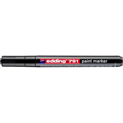 Lakkmarker 1-2mm, kerek Edding 791 fekete Lakkmarker 1-2mm, kerek Edding 791 fekete