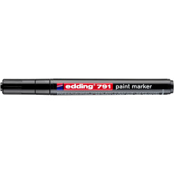 Lakkmarker 1-2mm, kerek Edding 791 fekete Lakkmarker EDDING