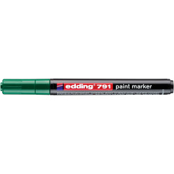 Lakkmarker 1-2mm, kerek Edding 791 zöld Lakkmarker EDDING