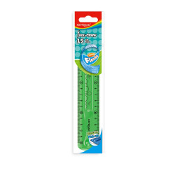 Vonalzó 15 cm, flexibilis Keyroad Flex Draw vegyes színek Vonalzó, szögmérő Keyroad