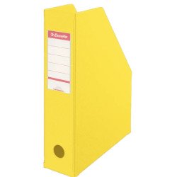 Iratpapucs 7cm, PVC/karton összehajtható Esselte Vivida sárga Iratpapucs Esselte
