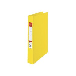 Gyűrűskönyv A4, 4,2cm, 4 gyűrű, PP Esselte Standard Vivida sárga Gyűrűskönyv Esselte