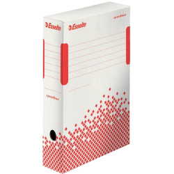 Archiváló doboz A4, 80mm, újrahasznosított karton Esselte Speedbox fehér Archiválás Esselte