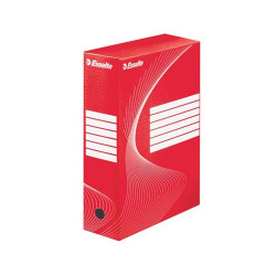 Archiváló doboz A4, 100mm, karton Esselte Boxycolor piros Archiválás Esselte