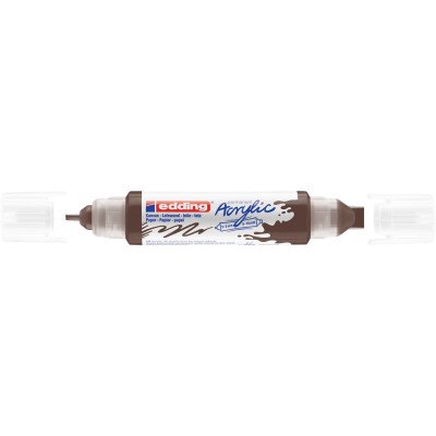 Akril marker 2-3mm, és 5-10mm, 3D kétvégű Edding 5400 barna Akril marker 2-3mm, és 5-10mm, 3D kétvégű Edding 5400 barna