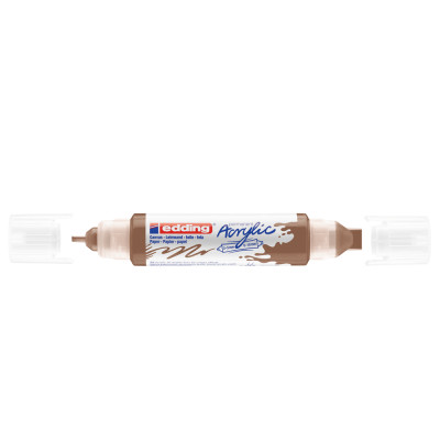 Akril marker 2-3mm, és 5-10mm, 3D kétvégű Edding 5400 mogyoró Akril marker 2-3mm, és 5-10mm, 3D kétvégű Edding 5400 mogyoró
