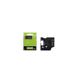 Feliratozógép szalag kompatibilis Dymo S0720610/40921 9mmx7m ECO fekete/fehér Nyomtató és feliratozó gép, kellékek Eco