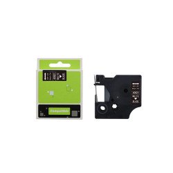 Feliratozógép szalag kompatibilis Dymo S0720610/40921 9mmx7m ECO fekete/fehér Nyomtató és feliratozó gép, kellékek Eco
