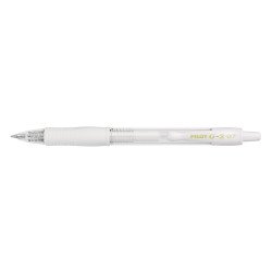 Zseléstoll 0,7mm, nyomógombos Pilot G-2, írásszín pasztell fehér Zselés toll Pilot