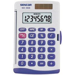 Zsebszámológép 8 digit kijelző Sencor SEC263/8 szürke Számológép Sencor