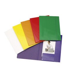 Gumis mappa A4, 600g. FC karton Fornax Glossy zöld Gumis mappa Fornax