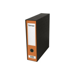 Tokos iratrendező A4, 8cm, Fornax Prestige narancssárga Tokos iratrendező Fornax