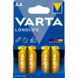 Elem AA ceruza LR06 Longlife 4 db/csomag, Varta Elem, akkumulátor, töltő Varta