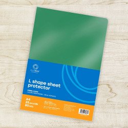 Genotherm `L` A4, 80 micron zöld 25 db/csomag, Bluering®, L genotherm Bluering