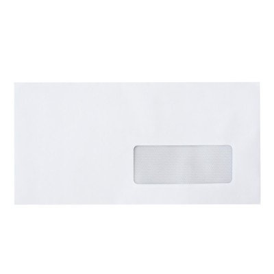 Boríték LC6/5 enyvezett bélésnyomott jobb ablakos 35x90mm 114x229mm J28A20 Bluering® fehér Boríték LC6/5 enyvezett bélésnyomott jobb ablakos 35x90mm 114x229mm J28A20 Bluering® fehér