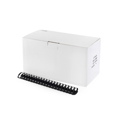 Spirál műanyag 45mm, 50 db/doboz, Bluering®, fekete Spirál műanyag 45mm, 50 db/doboz, Bluering®, fekete