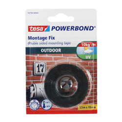 Ragasztószalag, rögzítőszalag, 19mmx1,5m UV álló Power Tesa Ragasztószalag Tesa