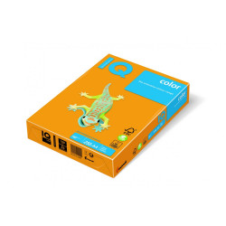 Másolópapír, színes, A4, 160g. IQ Color OR43 250ív/csomag, narancs Másolópapír színes IQ