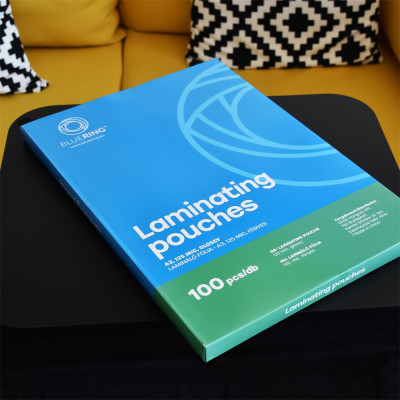 Lamináló fólia A3, 125 micron 100 db/doboz, Bluering® Lamináló fólia A3, 125 micron 100 db/doboz, Bluering®