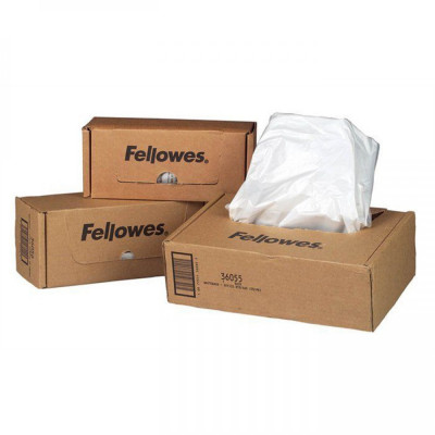 Hulladékgyűjtő zsákok iratmegsemmisítőhöz, 150-160 literes kapacitásig, Fellowes® 50 db/csomag, Hulladékgyűjtő zsákok iratmegsemmisítőhöz, 150-160 literes kapacitásig, Fellowes® 50 db/csomag,