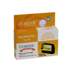 Utángyártott Hp 933XL/CN056AE tintapatron yellow ORINK Tintapatron kompatibilis Orink