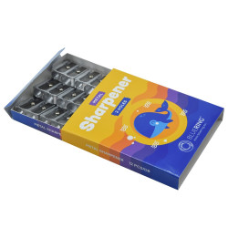 Hegyező 2 lyukú fém, Bluering®, Bálnás Hegyező Bluering