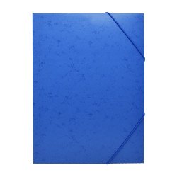 Gumis mappa A4, festett prespán mintás karton Bluering® kék Gumis mappa Bluering