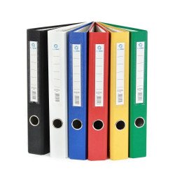 Gyűrűskönyv A4, 3,5cm, 4 gyűrűs PP/PP Bluering® Prémium fekete Gyűrűskönyv Bluering