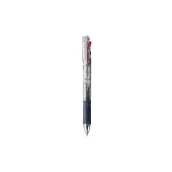 Golyóstoll átlátszó test, Zebra Clip on Slim 4C 4 színű Golyóstoll Zebra