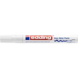 Lakkmarker 2-4mm, kerek Edding 750 fehér Lakkmarker EDDING