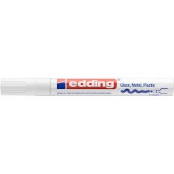 Lakkmarker 2-4mm, kerek Edding 750 fehér Lakkmarker EDDING