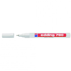 Lakkmarker 0,8mm, kerek Edding 780 fehér Lakkmarker EDDING