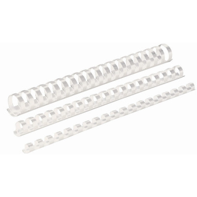 Spirál műanyag, 32mm, 241-280lap, 50 db/doboz, Fellowes® fehér Spirál műanyag, 32mm, 241-280lap, 50 db/doboz, Fellowes® fehér