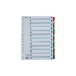Elválasztólap, A4, regiszteres 1-31 laminált karton fülek 100164 Esselte Elválasztó lap Esselte