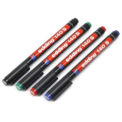 Alkoholos marker 0,3mm, 140S OHP Edding fekete Permanent marker EDDING