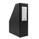 Iratpapucs 9cm, PVC lapraszerelet Bluering®, fekete