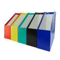 Iratpapucs 9cm, karton, lakkozott Bluering® kék Iratpapucs Bluering