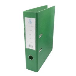 Iratrendező A4, 7,5cm, két oldalt PP borítás, Bluering® Premium zöld Iratrendező Bluering