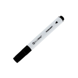 Alkoholos marker 3mm, kerek végű Bluering® fekete Permanent marker Bluering