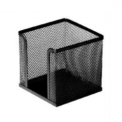 Fémhálós kockatömbtartó 10x10x8cm, Bluering® fekete Fémhálós család Bluering