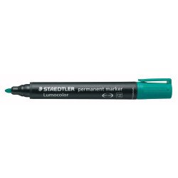 Alkoholos marker 2-5mm, vágott hegyű, Lumocolor 352 Staedtler zöld Permanent marker Staedtler