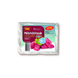 Mélyhűtőtasak 30x50 mm 5 kg-os 30 db-os Zacskó, tasak, táska Egyéb