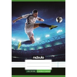 Füzet, A5, 4. osztályos vonalas, 21-32, Vagány minták, II., 16 db/csomag Nebulo Iskolai füzet Nebulo