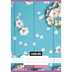 Füzet, A5, 4. osztályos vonalas, 21-32, Cuki minták, I., 16 db/csomag Nebulo Iskolai füzet Nebulo