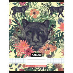 Füzet, A4, kockás, 87-32, L-Design minták, 12 db/csomag Nebulo Iskolai füzet Nebulo